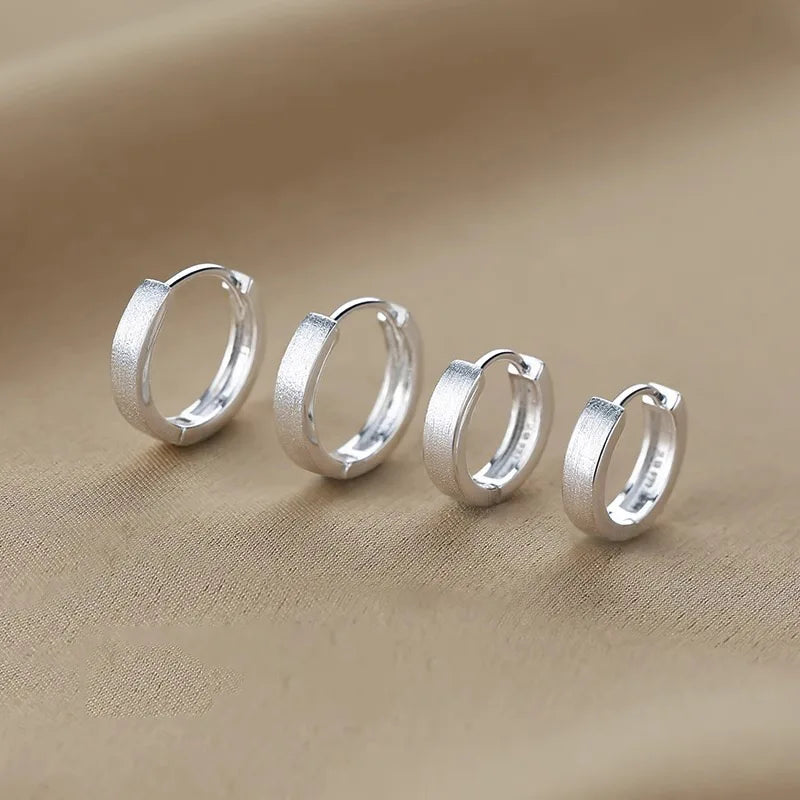 DANA 925 Sterling Vintage Shinning Round Earrings