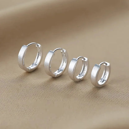 DANA 925 Sterling Vintage Shinning Round Earrings