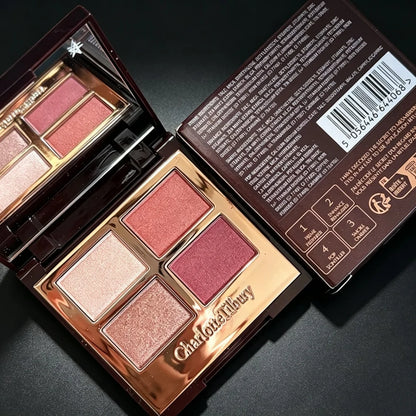 Charlotte Tilbury Luxury Palette Pillow Talk Lidschatten Palette Nude Pink 4 in 1
