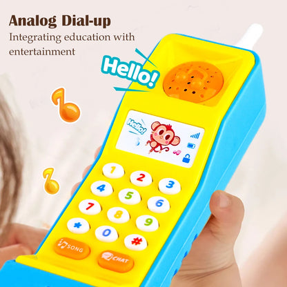 Mobile Phone Smart Phone Music Light Sound Pretend Play Baby Learning Smartphone Toy