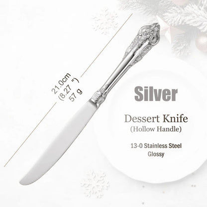 Stainless Steel Silver Flatware Set