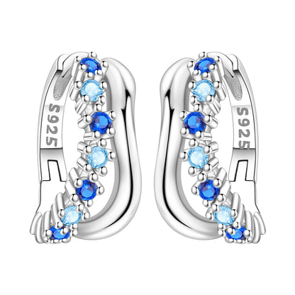 DANA 925 Sterling Multi-layer Hoop Earrings