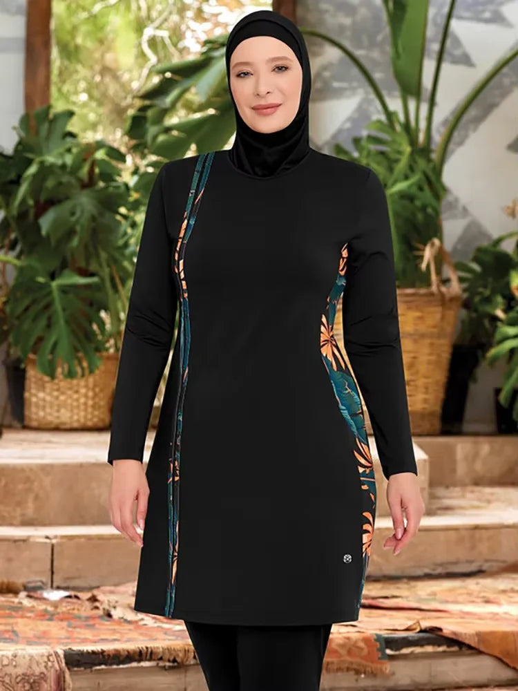 3PCS Thin Style Sporty burkini Muslim Swimwear