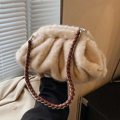 Faux Fur Shoulder Bags