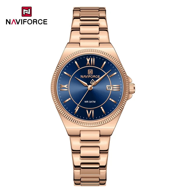 Vintage Display Stainless Steel 3ATM Waterproof Elegant Quartz Watch