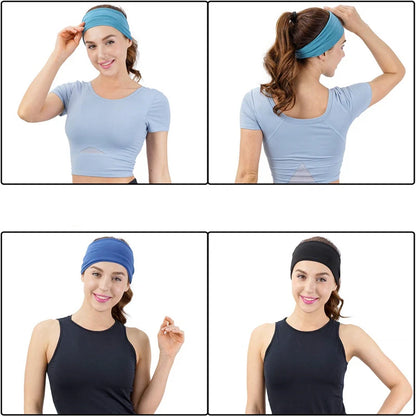 Headband Turban Solid Color Bands