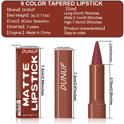 Lip Liner Pen with Matte Velvet Lipstick