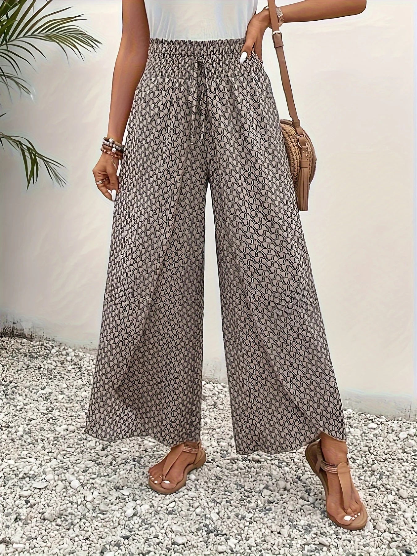 Elegant Casual Wide Legs Pants