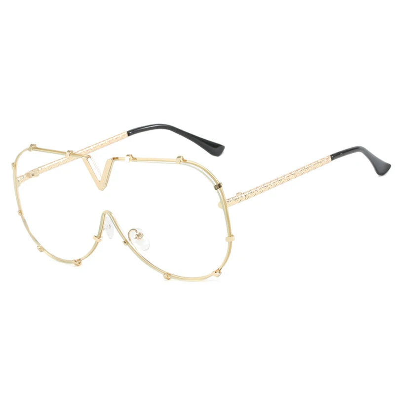 Metal Oversized Pilot Outdoor Windproof Sunglasses
