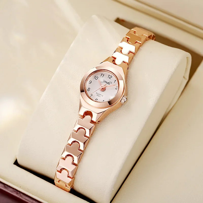 DANA Elegant Rose Gold Steel Strap watches