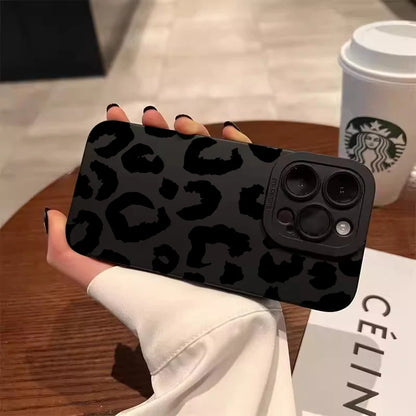 Leopard Design Camera Protective Phone Case iPhone Cover