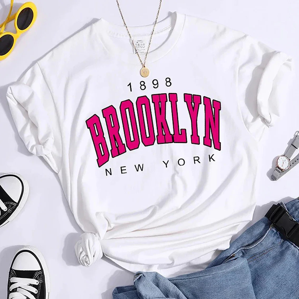 1898 Brooklyn New York Short Sleeve T-Shirts