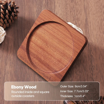 Wood Coasters Beech Coasters Heat Resistant