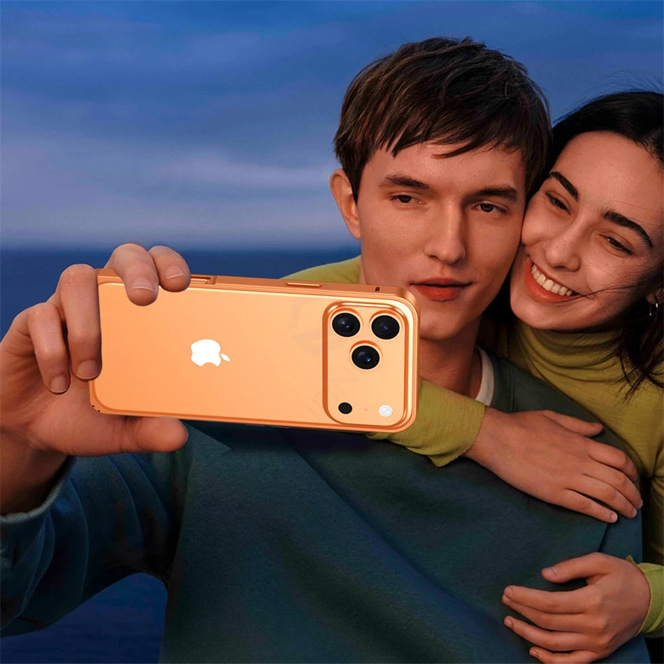Light Aluminum Metal Frame Thin Case Bumper For iPhone 17  Max Alloy Titanium Protect Back