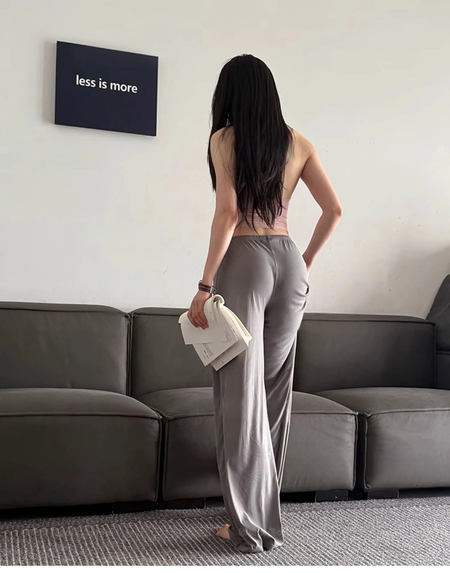 High Waist Wide-Leg Yoga Joggers