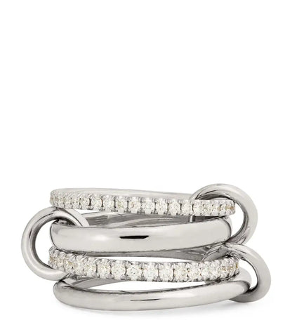 DANA Zirconia Gold Plated Rings Set