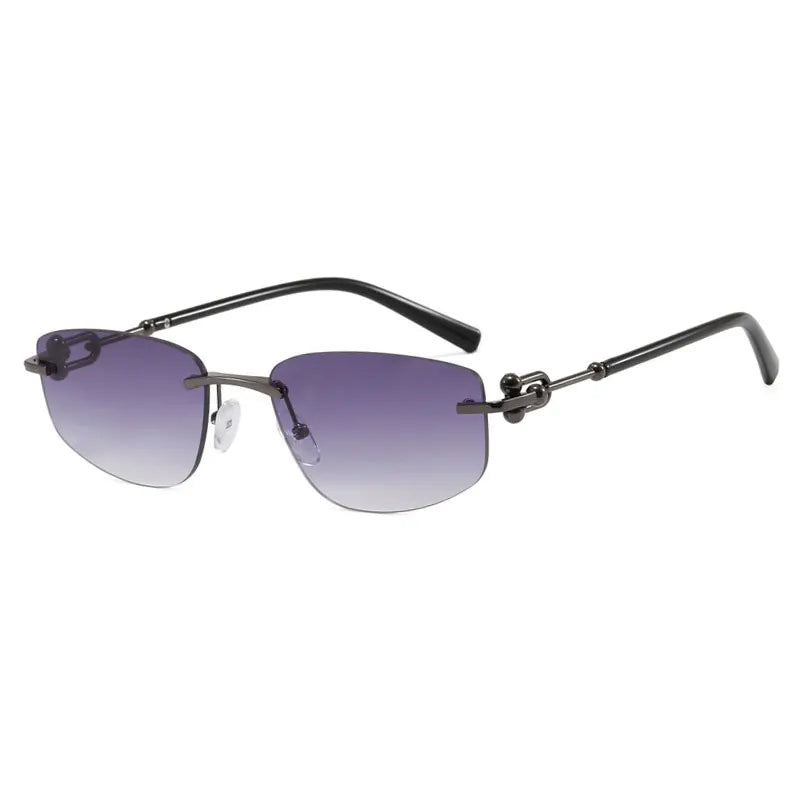 Sunglasses INS Popular Frameless Irregular Polygon Sunglasses