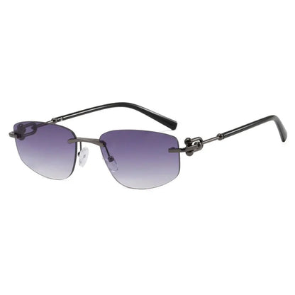 Sunglasses INS Popular Frameless Irregular Polygon Sunglasses