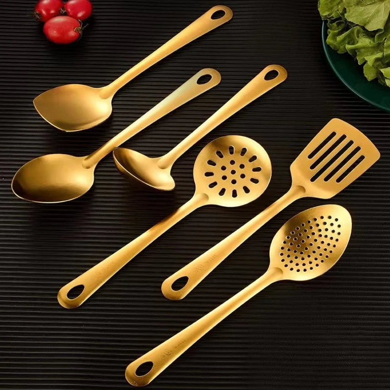 Stainless Steel Kitchen Cooking Spatula Set