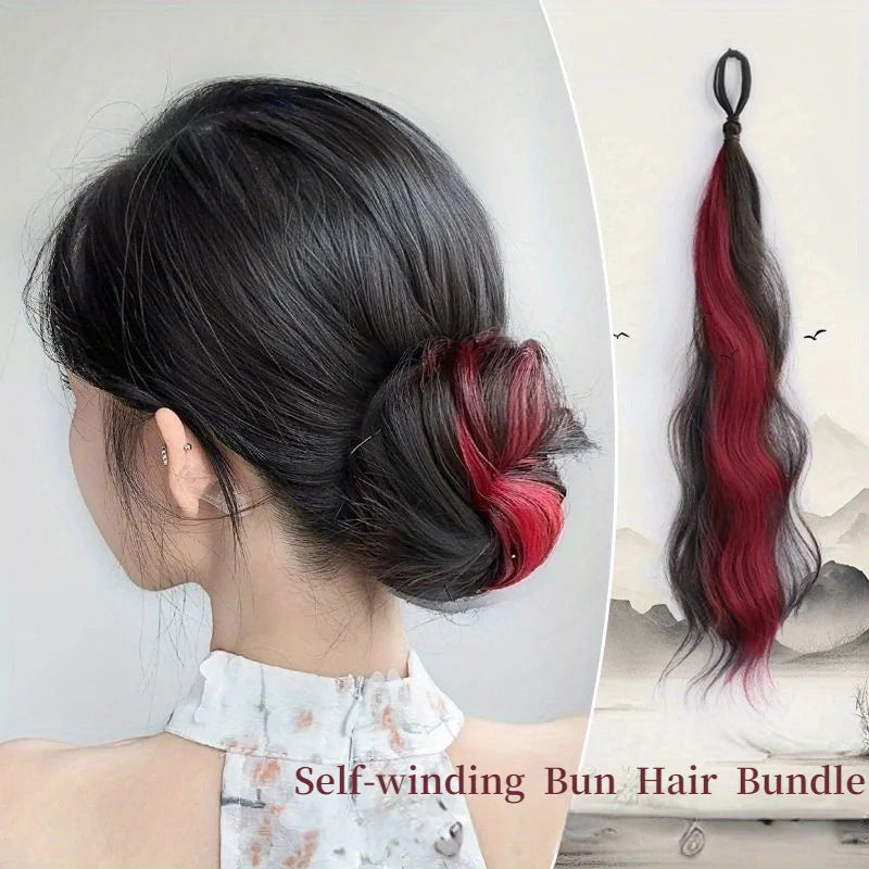 50cm Synthetic Self-Winding Ball Head Wig
