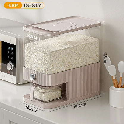 High-end pressing rice bucket insect-proof storage container