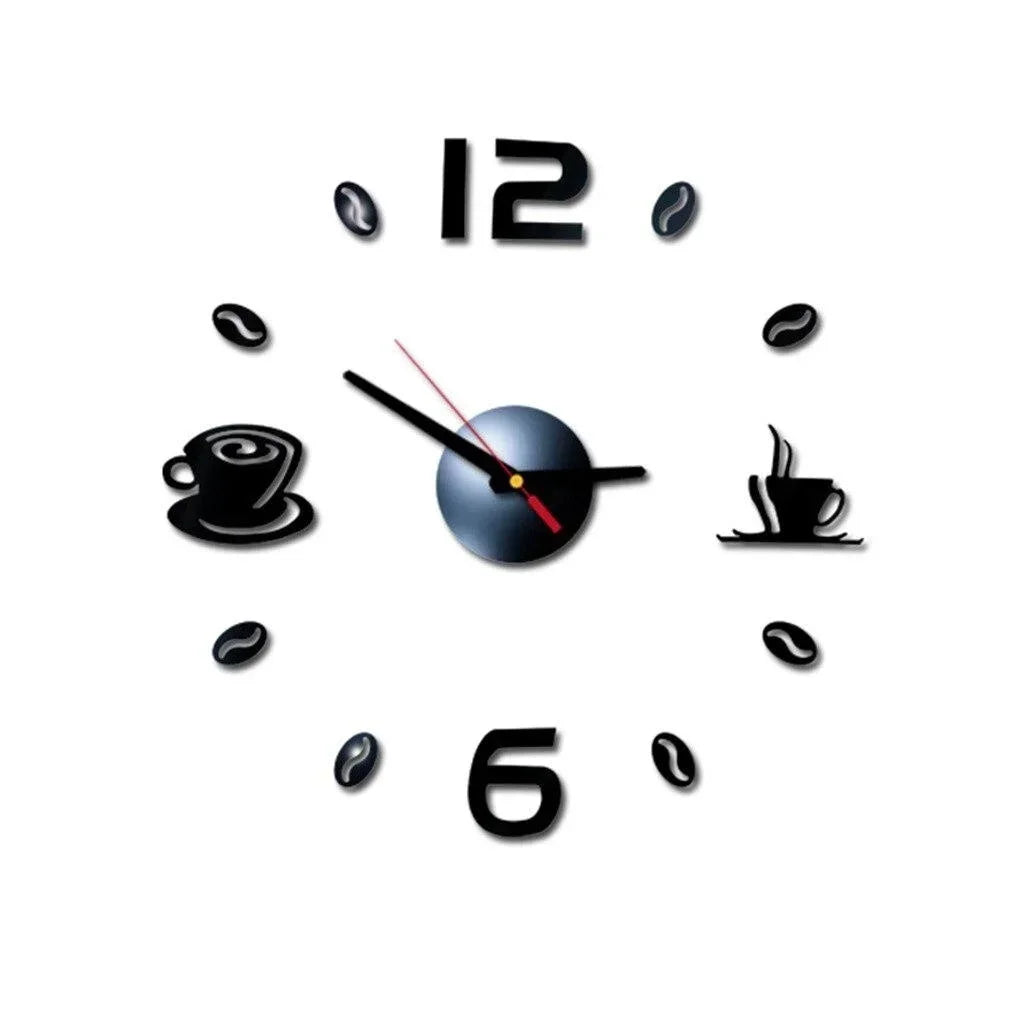 Digital Wall Sticker Quartz Needle Clock