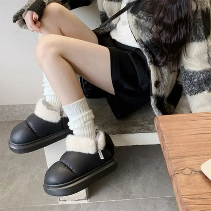 Cute Warm Ankle Waterproof Snow Boots