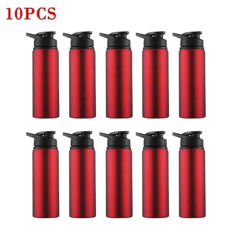 1-15PCS Portable Stainless Steel Bicycle Water Bottle