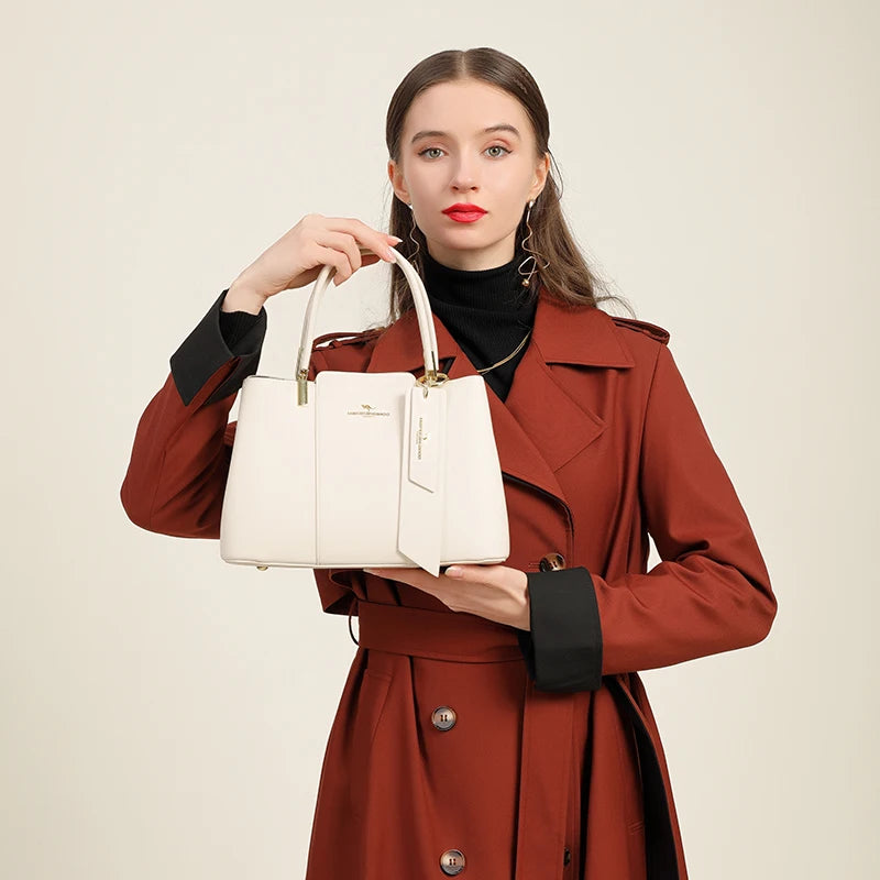 Soft Leather Shoulder Crossbody Bag