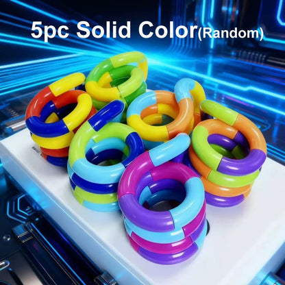 1/3/5pcs Deformable Rope Crystal Twist Rope Pressure Stress Relief Toys