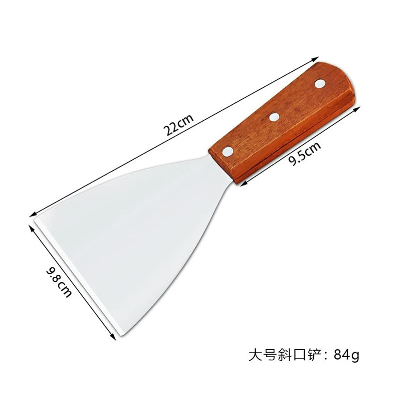 Stainless Steel Spatula and Grill Scraper