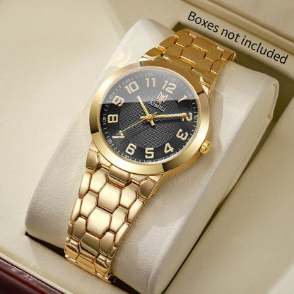 Elegant Arabic Dial Bracelet Strap Ladies Quartz Wristwatches