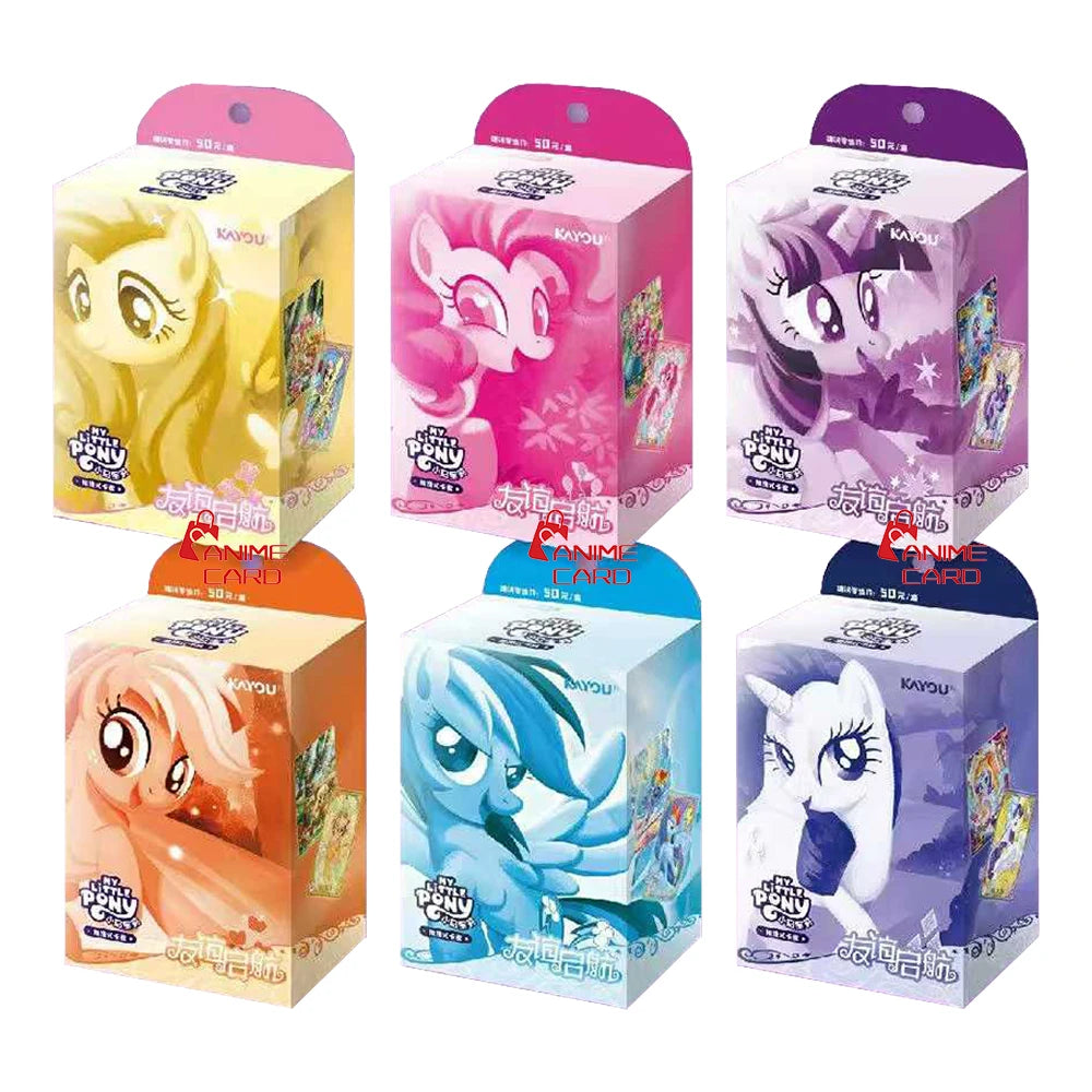 Genuine My Little Pony Card 40th Anniversary Limited Friendship Eternal Card Rare Toy