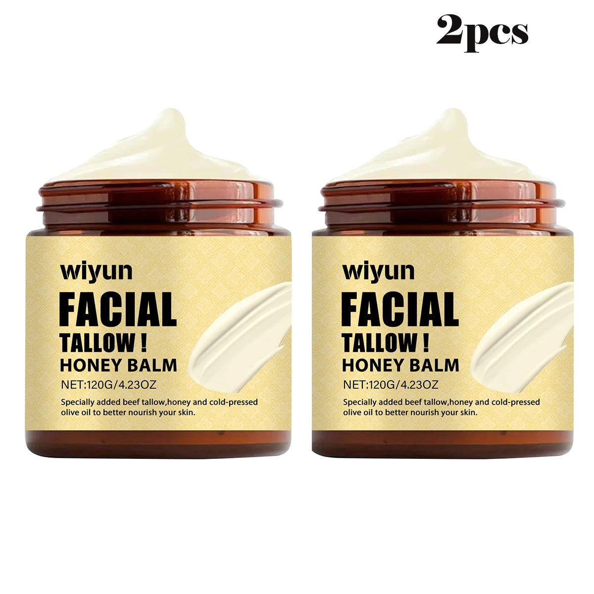 Crema facial hidratante de bálsamo de miel y loción corporal