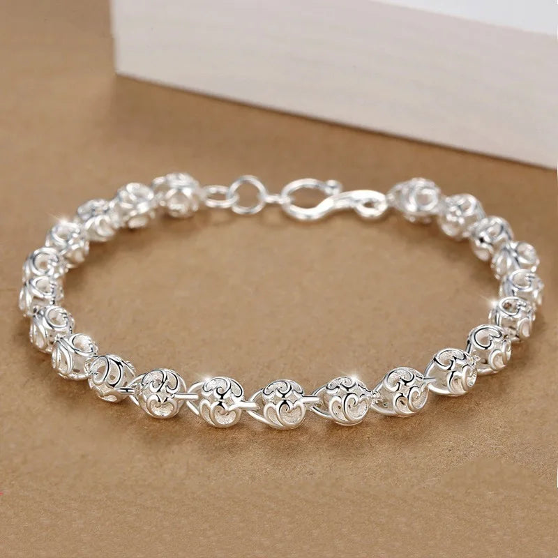 DANA 925 Sterling Silver Ball Bracelets