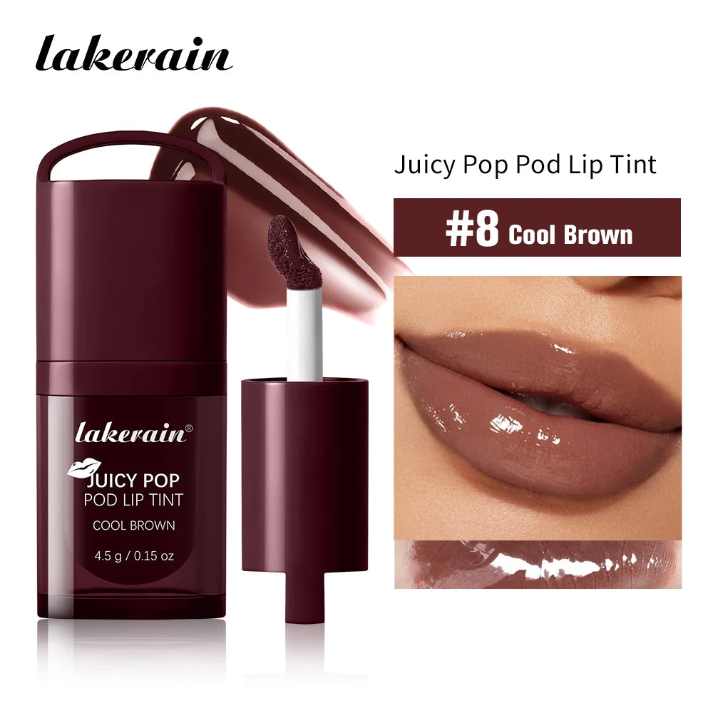 Waterproof Long Lasting Juice Pop Lip Tint Box Nourishing Hydrating Lip Oil Gloss