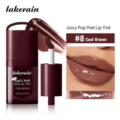 Waterproof Long Lasting Juice Pop Lip Tint Box Nourishing Hydrating Lip Oil Gloss