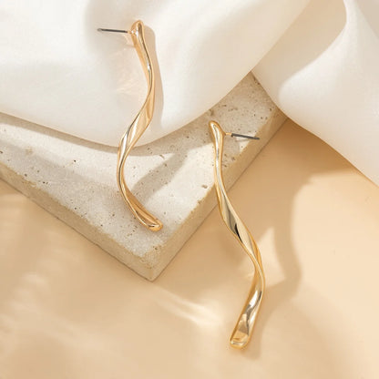 Abstract three-dimensional earrings