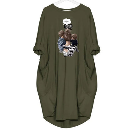 Long Sleeved Plus Size Dress