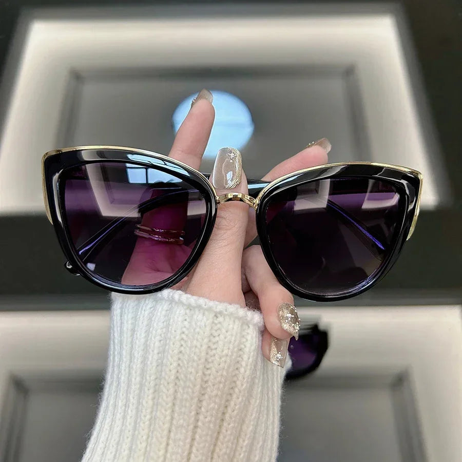 Cat Eye Retro Vintage Mirror Sunglasses