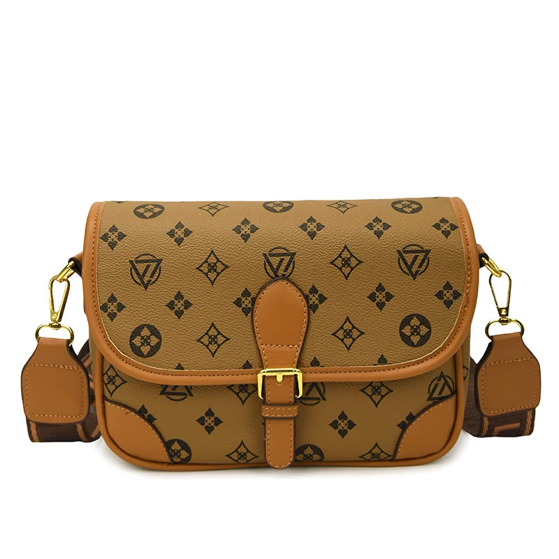 Classic Texture Crossbody Bag