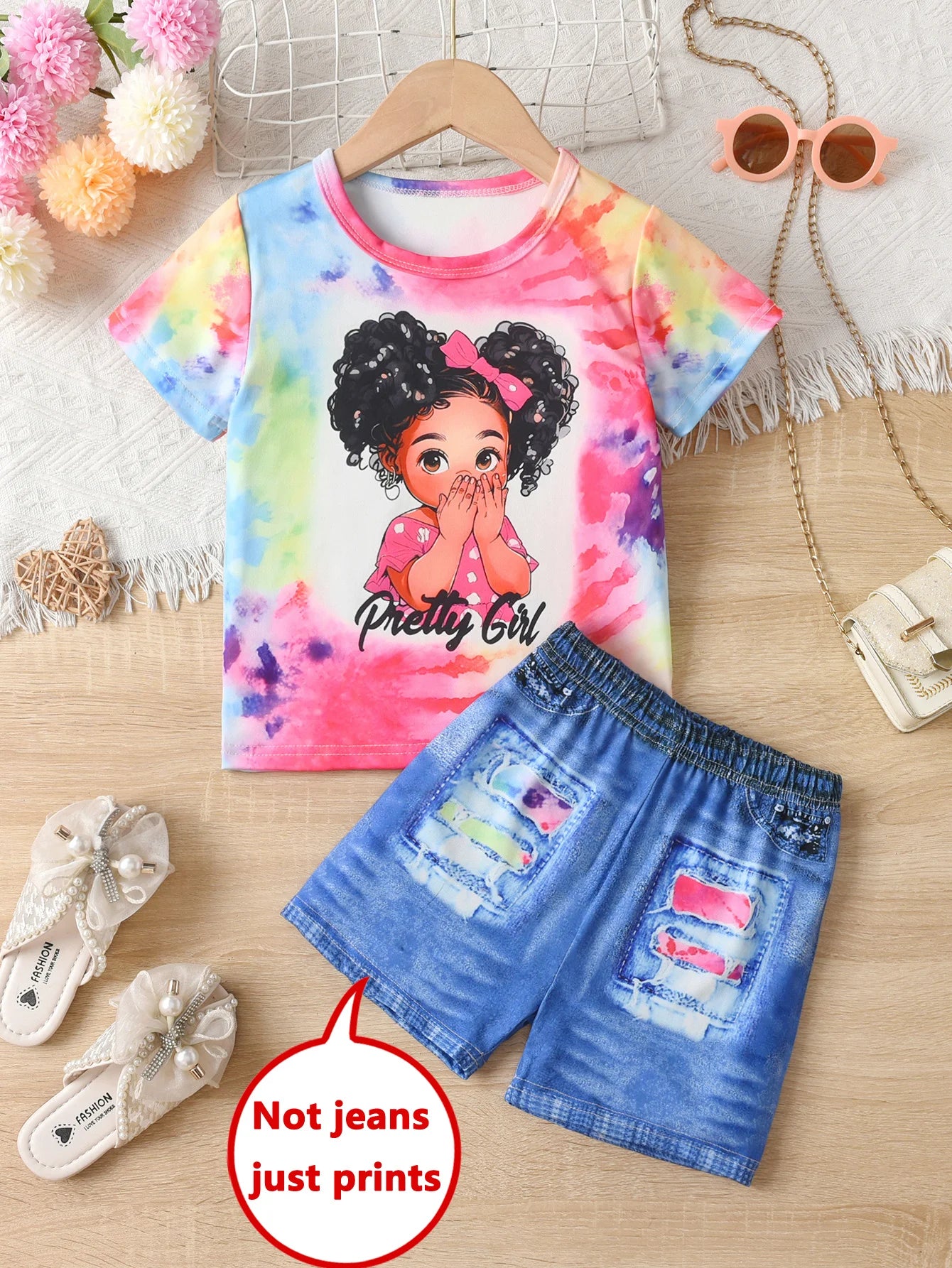 Girls' Summer Set Two-Piece Children's Dress