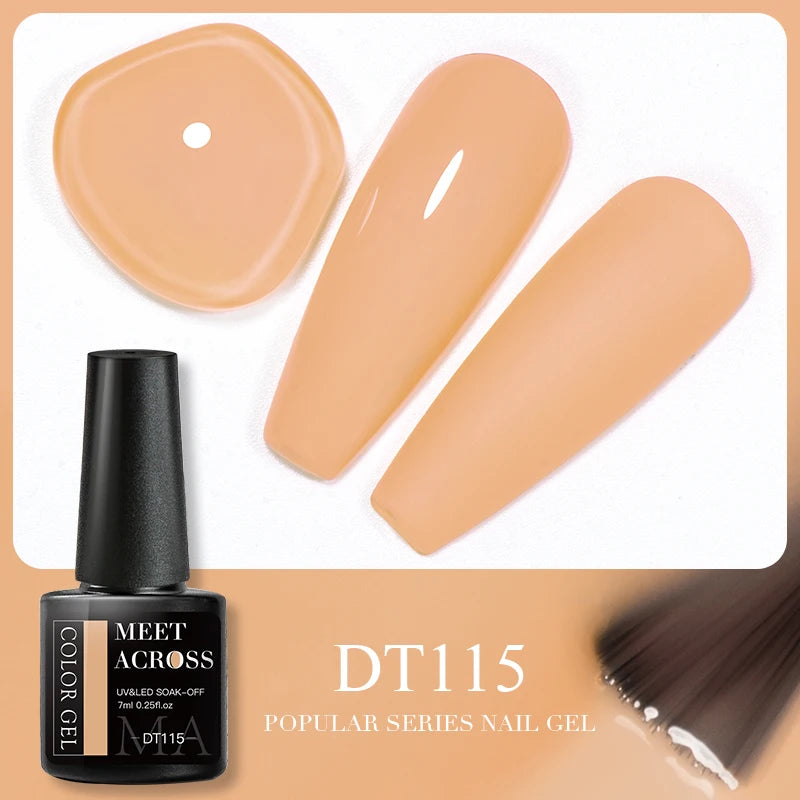 Pink Dried Flower Gel Nail Polish