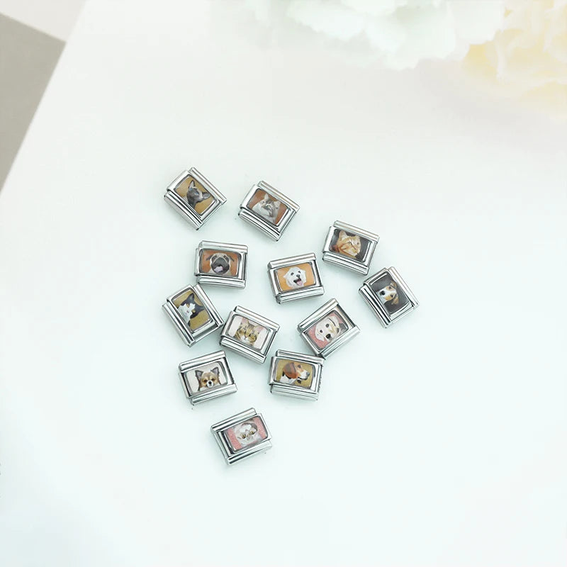 DANA Animals Cat Dog Stainless Steel Bracelet