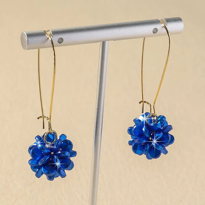 Trend DIY Pearl Petal Ball Earrings