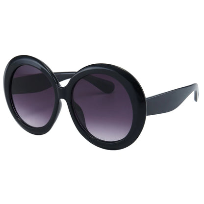 Retro Big Round Frame Sunglasses