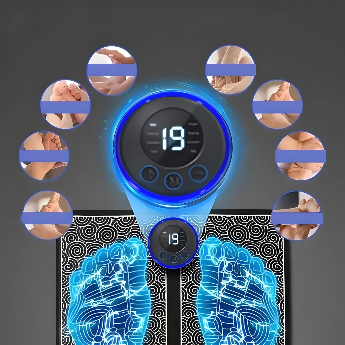 8 Modes 19 Level Electric Foot Massager