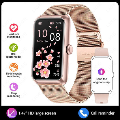 1.47-inch Blood Oxygen Heart Rate Sleep Health Monitoring Information Watch Smartwatch