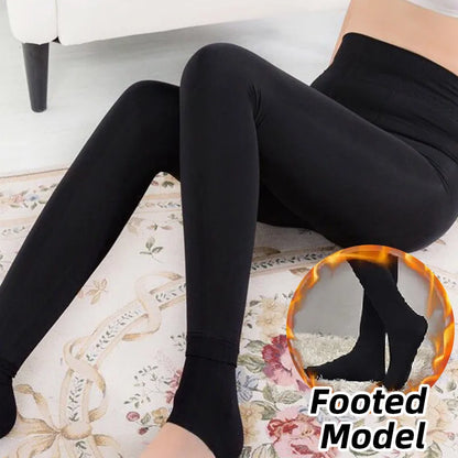 Warm Thermal Pants Polar Pantyhose Velvet Tights Skin Effect High Waist Wool Leggings