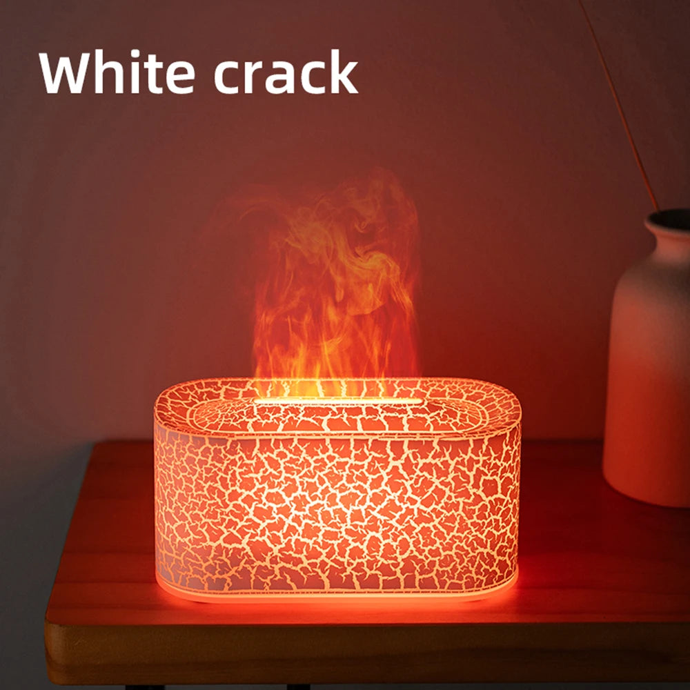 Flame Essential Oil Colorful Flame Diffuser Humidifier